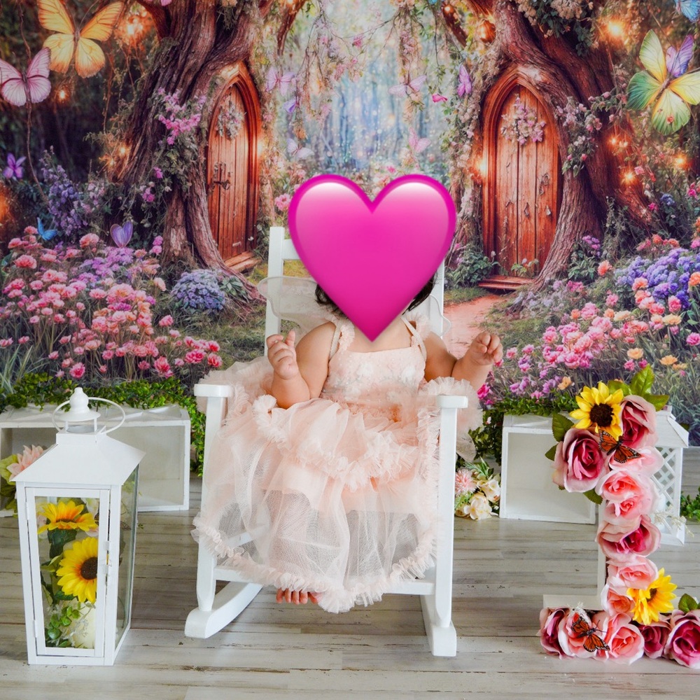 Shabby Chic Peach Fairy Dress for Kids